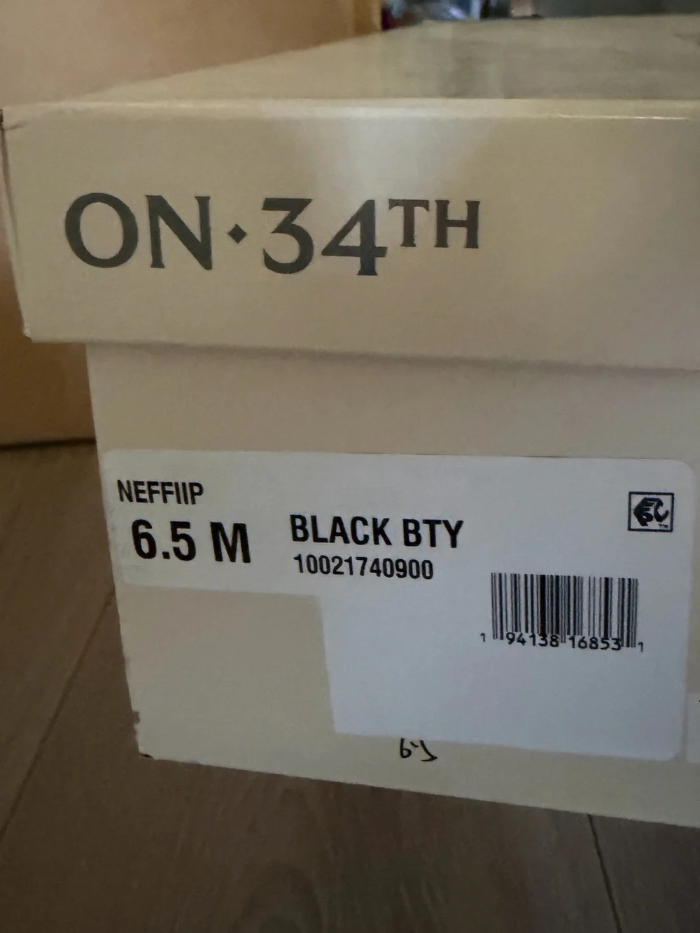 On 34th Neffi Almond-Toe Over-the-Knee Black Boots 6.5 Brand New MSRP $170